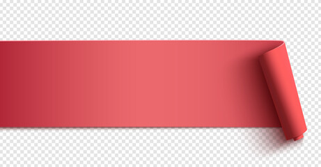 Wall Mural - Pink horizontal banner. Poster, background or brochure template.