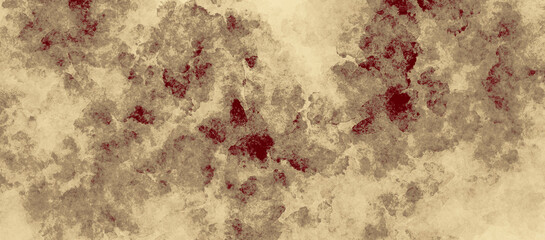 Wall Mural - abstract grunge beige background with spots and grains. Effect of antiquity, wear, stone, old dirty watercolors