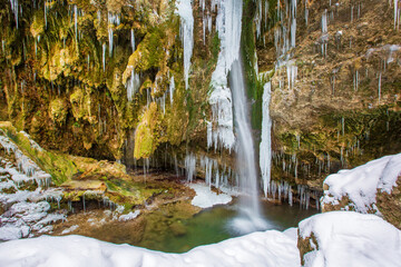  Wasserfall - Allgäu - Hinang - Eis - Winter - Frost