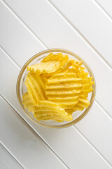 Wall Mural - Crispy potato chips