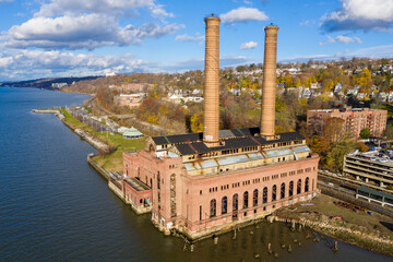 Canvas Print - Glenwood Power Plant - Yonkers New York