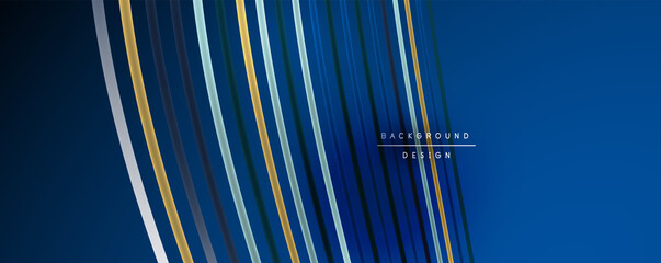 Abstract colorful lines vector background. Internet, big data and technology connections concept, abstract template