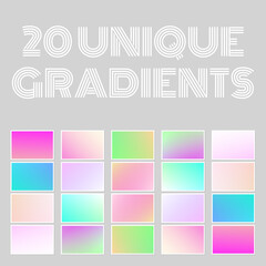 Wall Mural - Vector Blurred mesh gradient background pastel colors