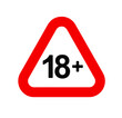 Under sign warning. vector icon