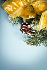 Canvas Print - Christmas decorations closeup