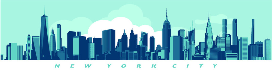 Fototapete - New York City Skyline