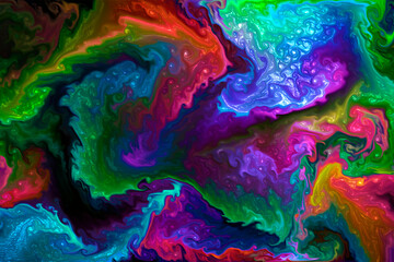 abstract colorful background with water