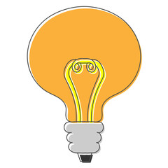 Fototapete - light bulb hand drawn design vector illustration