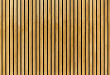 Wood Slats, Timber Battens Wall Pattern Surface Texture.