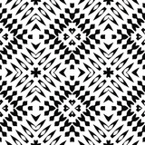 Fototapeta Do przedpokoju - Black and white texture. Abstract seamless geometric pattern.
