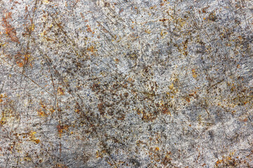 Canvas Print - Grainy metal texture. Scratched iron surface. Rusty noise background. Vintage grunge backdrop. Destroyed machine part. Peeling rust paint. Corroded steel pattern.	