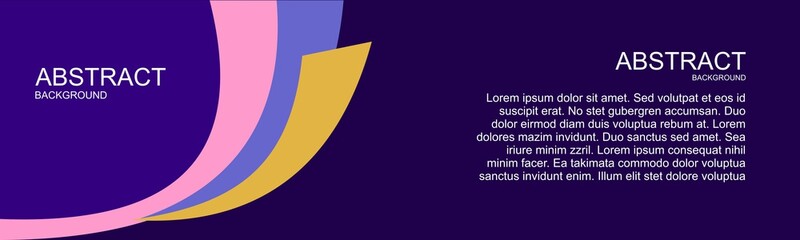 Wall Mural - Modern backgrounds with abstract elements and dynamic shapes. Compositions of colored spots. Template for design and creative ideas.vector