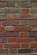 Close Up Of Red Brick Wall.
