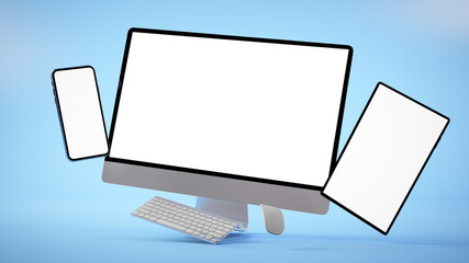 Poster - Responsive floating responsive design