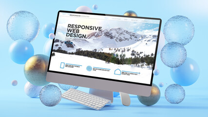 Aufkleber - Website display