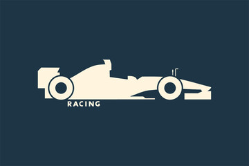 Wall Mural - Racing car illustration