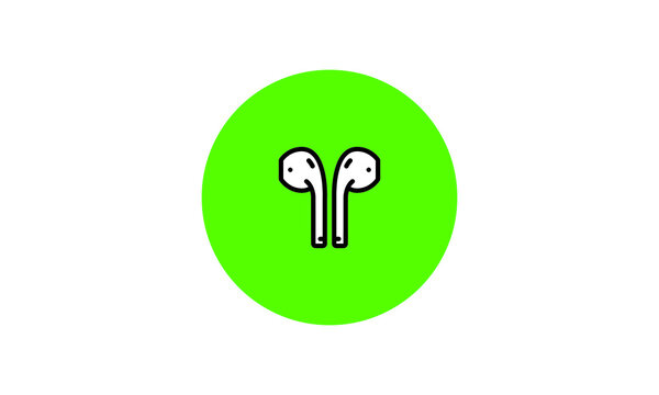 Phone icon vector flat design green modren style