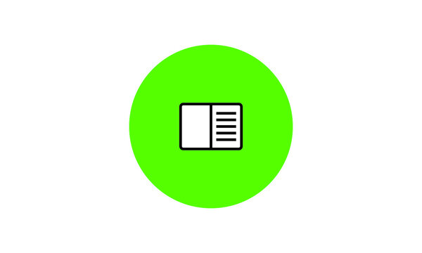 Phone icon vector flat design green modren style