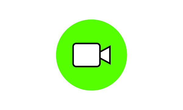 Phone icon vector flat design green modren style