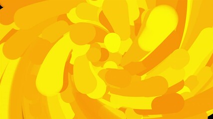 Poster - Gold abstract backdrop from large spots and smears. Computer generated 3d render.