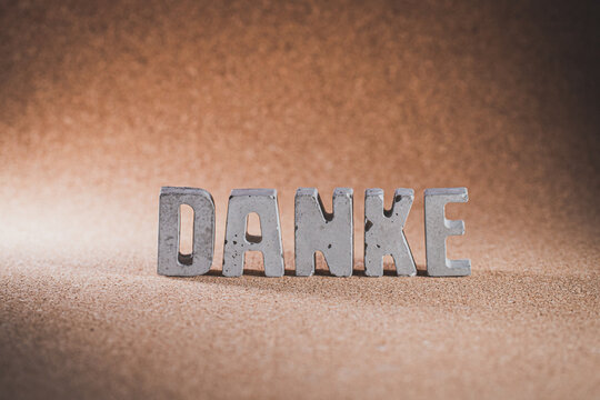 Danke, Schriftzug