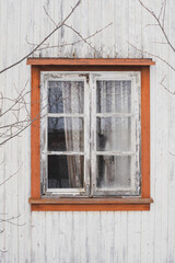 old window in the house