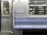 Empty subway car