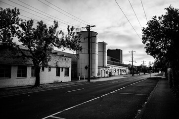 Wall Mural - Industrial building