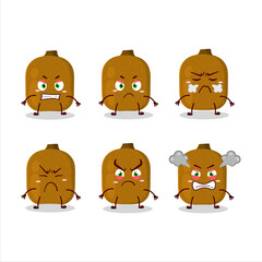 Sticker - Kiwi cartoon character with various angry expressions