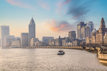 Shanghai Bund old building landscape