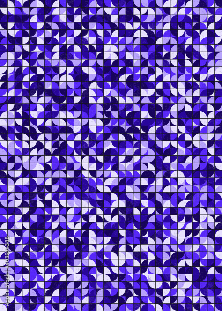 Abstract Geometric Pattern generative computational art illustration