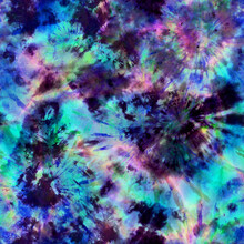 Abstract Tie Dye Holographic Light Pattern 