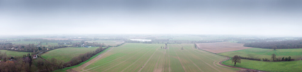 Wall Mural - panoramic view of english countryside