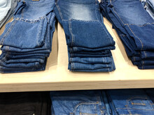 Jeans For Men On Sale In A Store