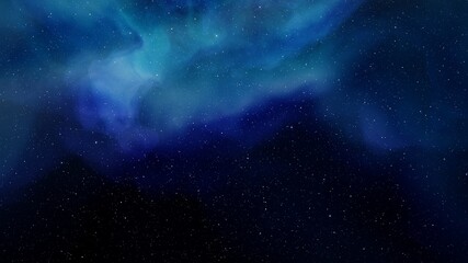 nebula gas cloud in deep outer space, science fiction illustrarion, colorful space background with s