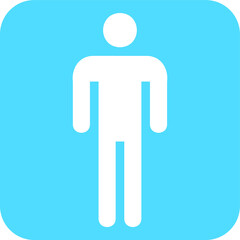 Sticker - Award winning human vector icon. Example of a flat symbol. With white background.