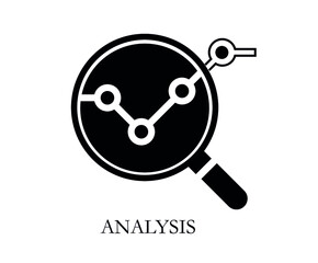 Poster - analysis vector icon.  Editable stroke. Symbol in Line Art Style for Design, Presentation, Website or Apps Elements, Logo. Pixel vector graphics - Vector