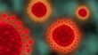 Corona Virus mikrobiologie a virologie koncept