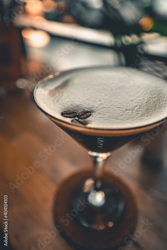 glass of coffee martini