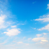 Fototapeta Desenie - Blue sky with beautiful white clouds.