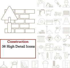 Sticker - Construction Icon Set