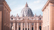Basilika Sankt Peter - Petersdom im Vatikan in Rom, Italien