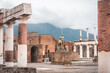 Antike Stadt Pompeji bei Neapel in Italien
