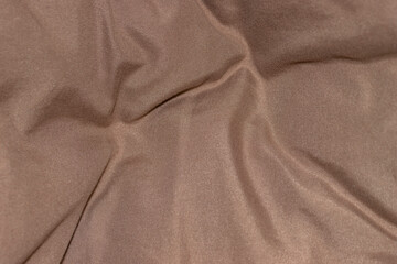 Wall Mural - Close up shot of wrinkled satin fabric for background use
