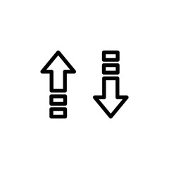 Poster - Arrows icon set. Down and up arrow. Set different arrows or web design. Arrow collection. Vector EPS 10. Isolated on white background