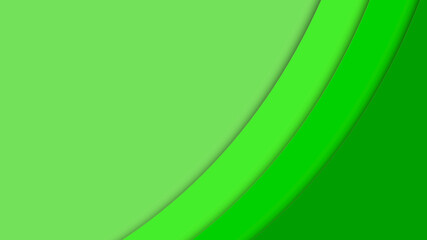 Abstract beautiful green layers background