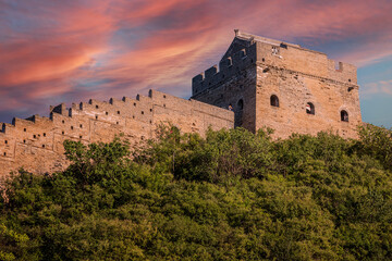 Canvas Print - Great Wall of China Tower