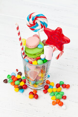 Canvas Print - Various sweets assortment