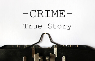 Wall Mural - Crime True Story