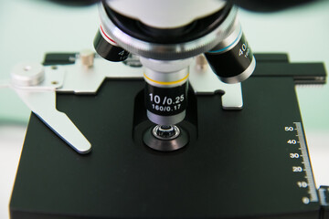 Microscope at laboratory